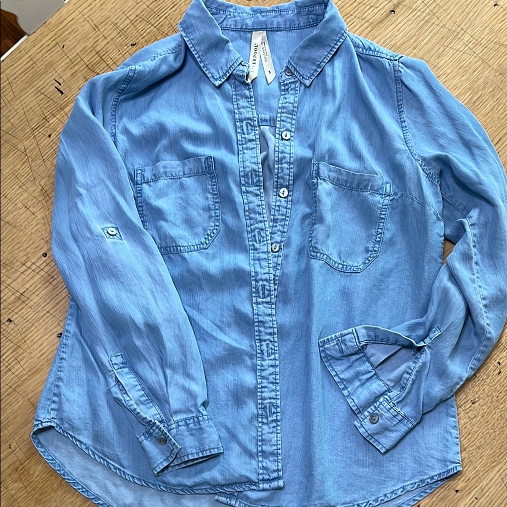 Light Blue Denim Shirt